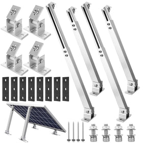 Oungy tilt mount base provides stable support for flat-surface solar installations.