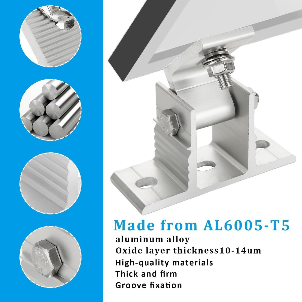 Oungy tilt mount bracket set with hardware enables quick DIY assembly.