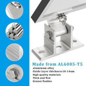 Oungy tilt mount bracket set with hardware enables quick DIY assembly.