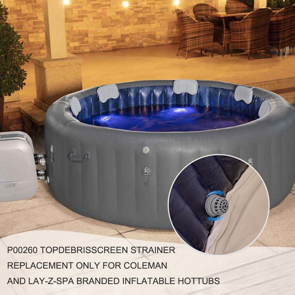 OUPUSES keeps water crystal-clear after use with debris screen replacement