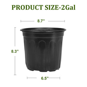 OUPSAUI 1, 3, 5-gallon options support various plant growth needs.