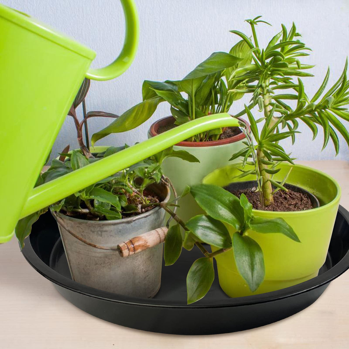Oupsaui decorative-pebbles-ready saucer for a tidy windowsill display.