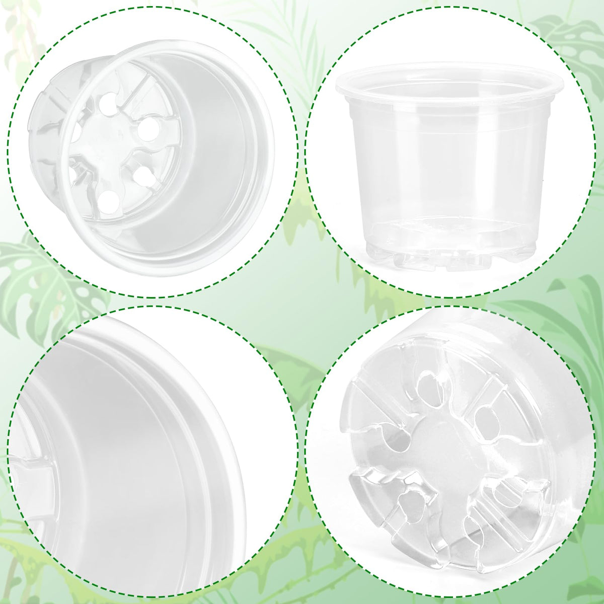 OUPSAUI durable flexible pots are reusable for repotting and ongoing use
