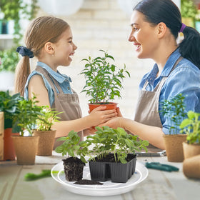 OUPSAUI 6-inch saucer with raised bottom lines improves stability on varied surfaces.