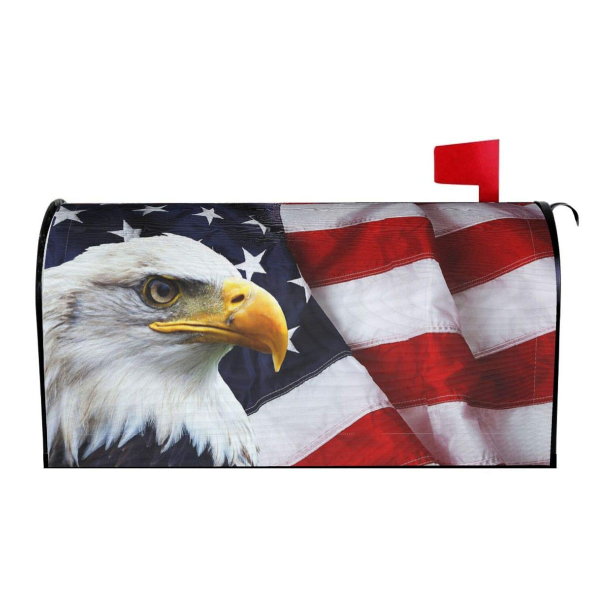 Ouqiuwa mailbox cover side view with magnetic attachment for quick install