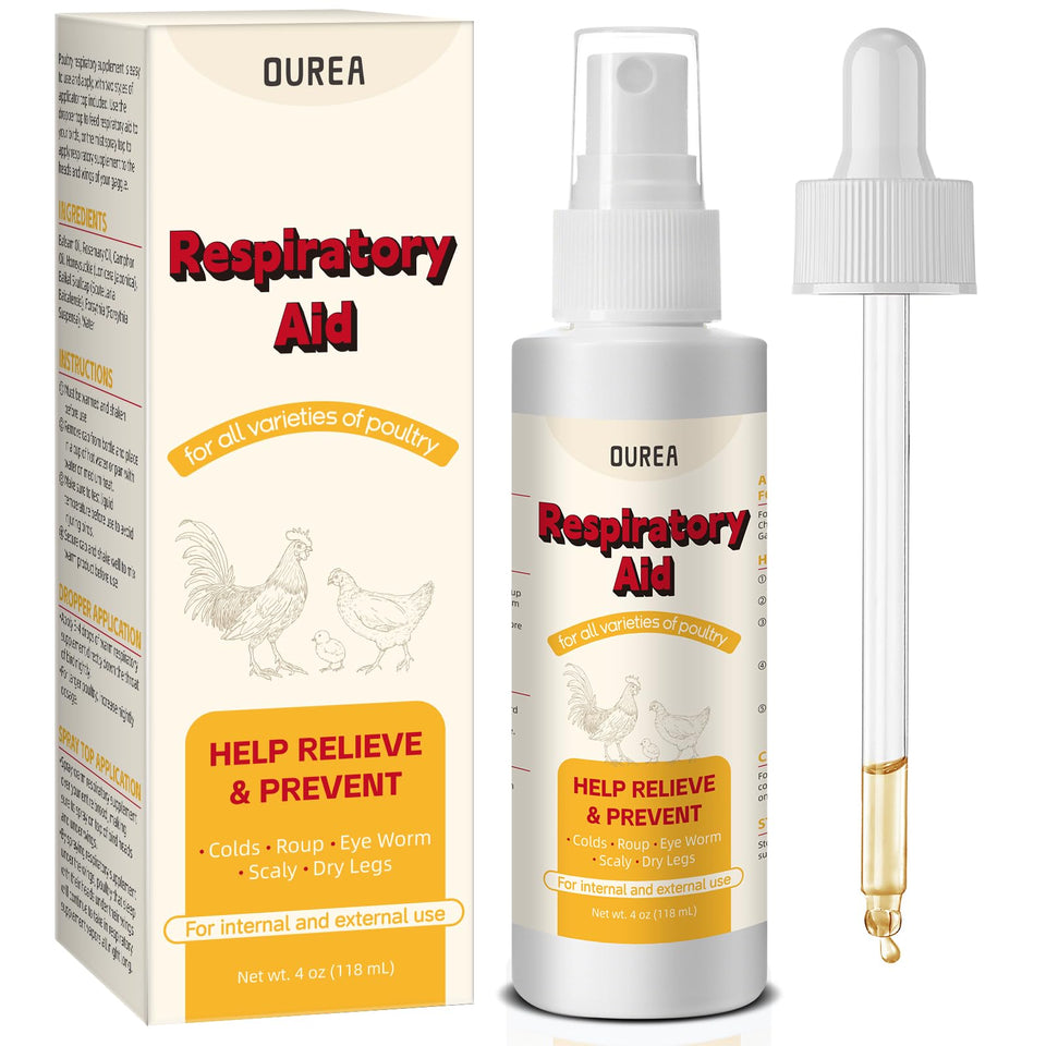 OUREA Respiratory Aid bottle with spray top for easy administration