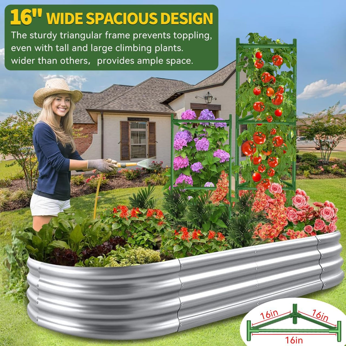OUREST plant clips included for securing vines and growth tips