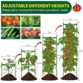 OUREST multipurpose garden support for tomatoes, cucumbers, peppers and climbers