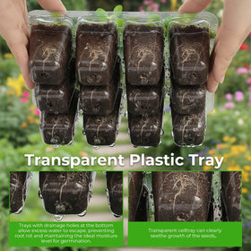Ourhom polypropylene seed-start kit is durable and reusable.