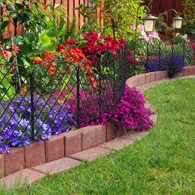 OUSHENG 24in-high 13in-wide panel demonstrates compact yard boundary.