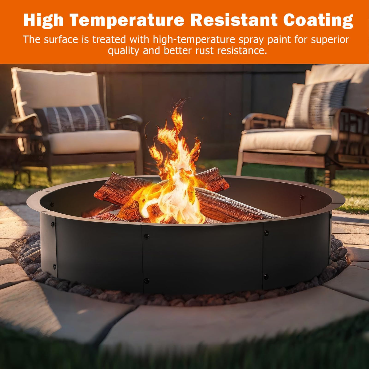OUSHENG outdoor fire pit for versatile DIY setups and gatherings