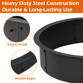 OUSHENG eight-panel round ring showing easy assembly with secure screws