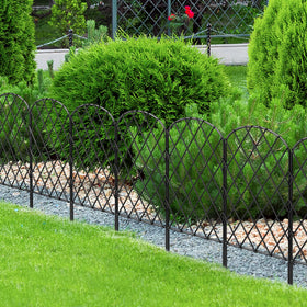 OUSHENG outdoor-yard arch border blends with landscape design.