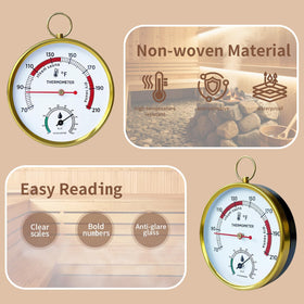 Outapex dial view in steam enables real-time sauna monitoring.