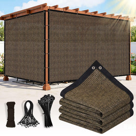 Outaro 6x10 ft shade cloth with grommets – reinforced edges for secure mounting.