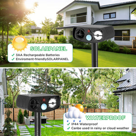 Outdoll Solar Animal Repeller two-pack shows cost-effective protection
