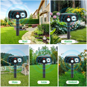Outdoll Solar Animal Repeller weatherproof housing highlights rugged durability