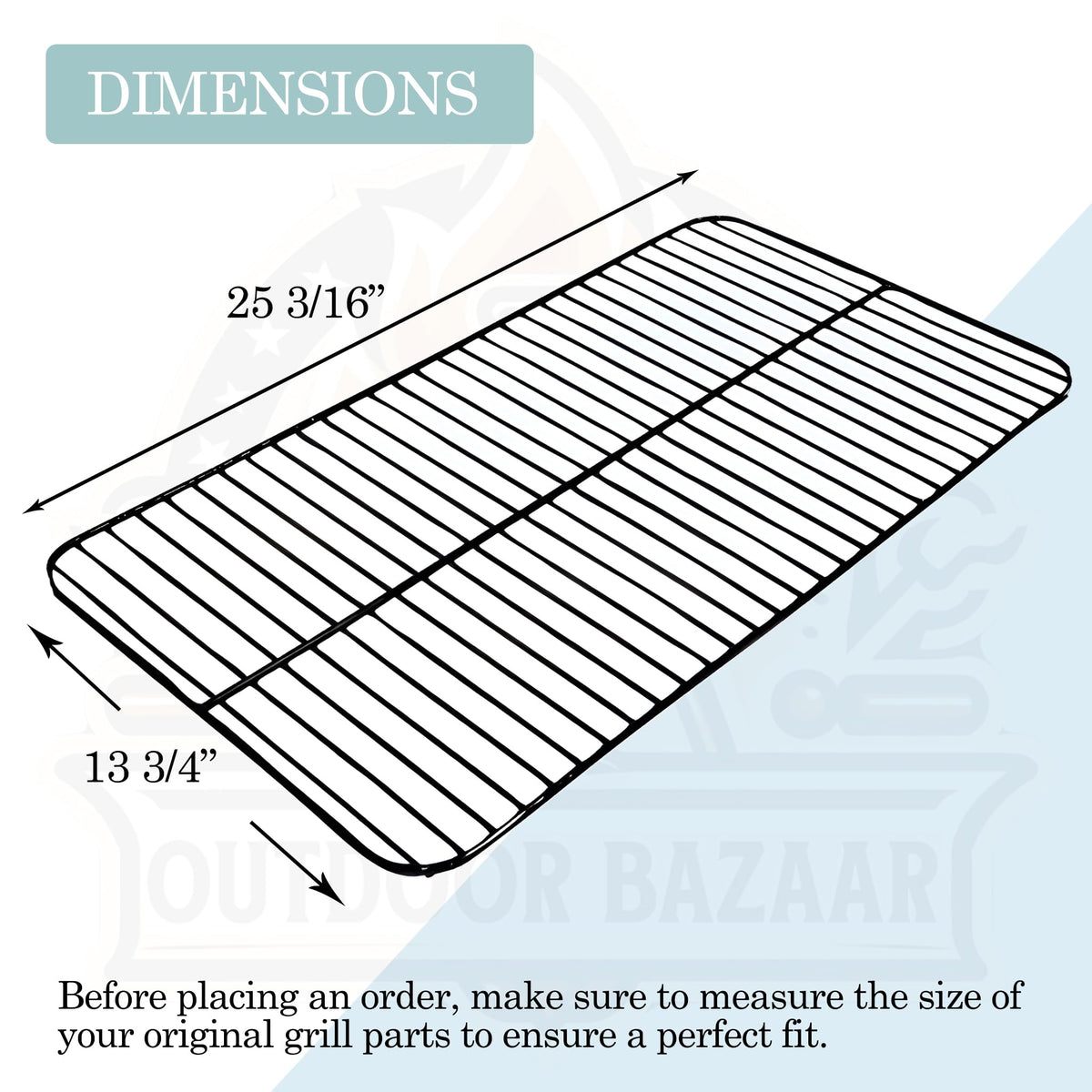 Outdoor Bazaar G215-0203-W close-up shows rust-resistant porcelain coating