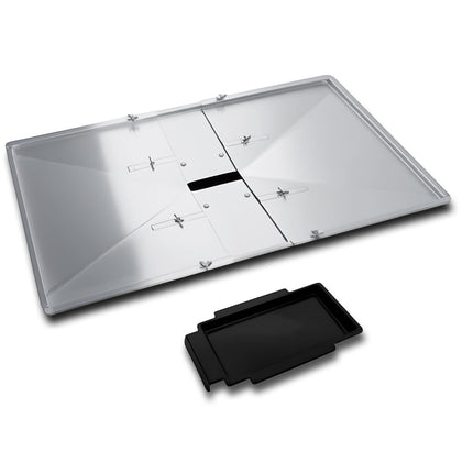 Outdoor Bazaar grease tray 27-30 inch adjustable fits 4/5 burners for Nexgrill and more.