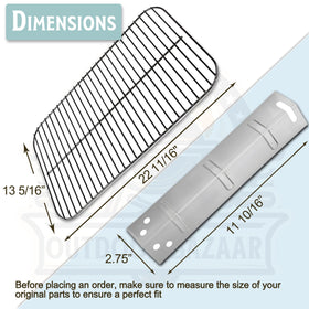 Outdoor Bazaar stainless steel heat plate assembly highlights durable, heat-conductive layers