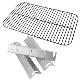 Outdoor Bazaar porcelain cooking grid for Walmart Expert Grill shows a rust-resistant, smooth surface for even cooking