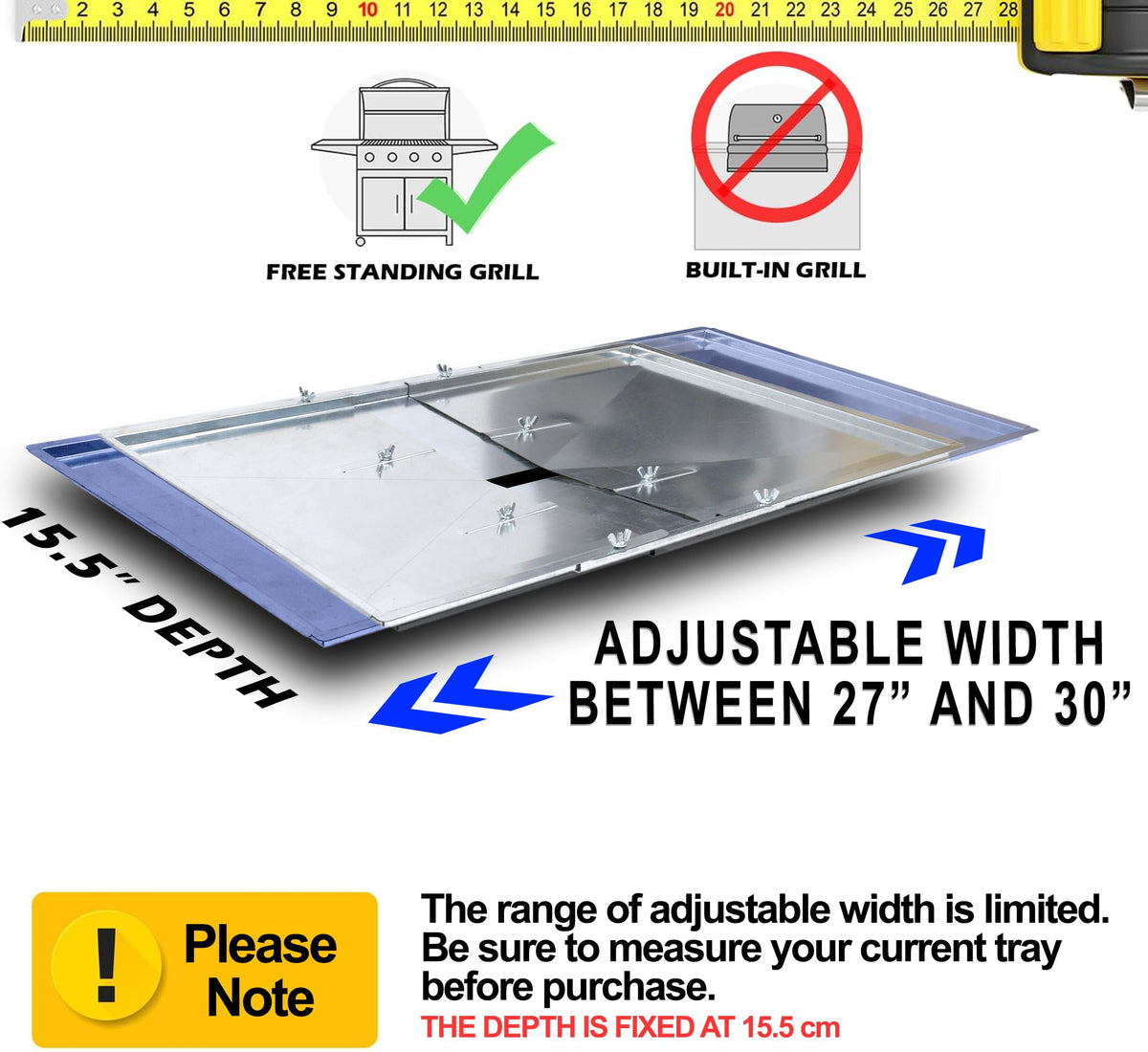 Outdoor Bazaar universal 4/5 burner fit for Nexgrill, Dyna Glo, and more.