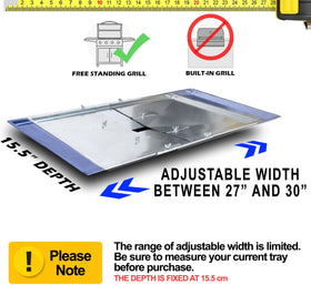 Outdoor Bazaar universal 4/5 burner fit for Nexgrill, Dyna Glo, and more.