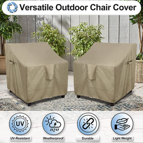 OutdoorLines chair cover made with 420D Oxford fabric for durable protection