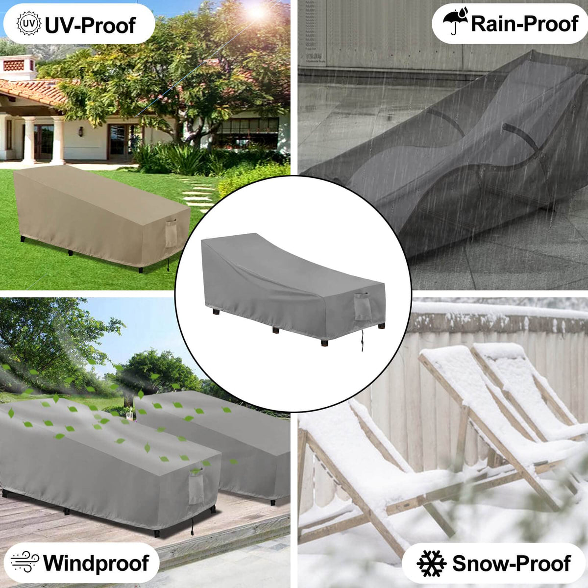 OutdoorLines waterproof coating closeup keeping lounge dry in rain
