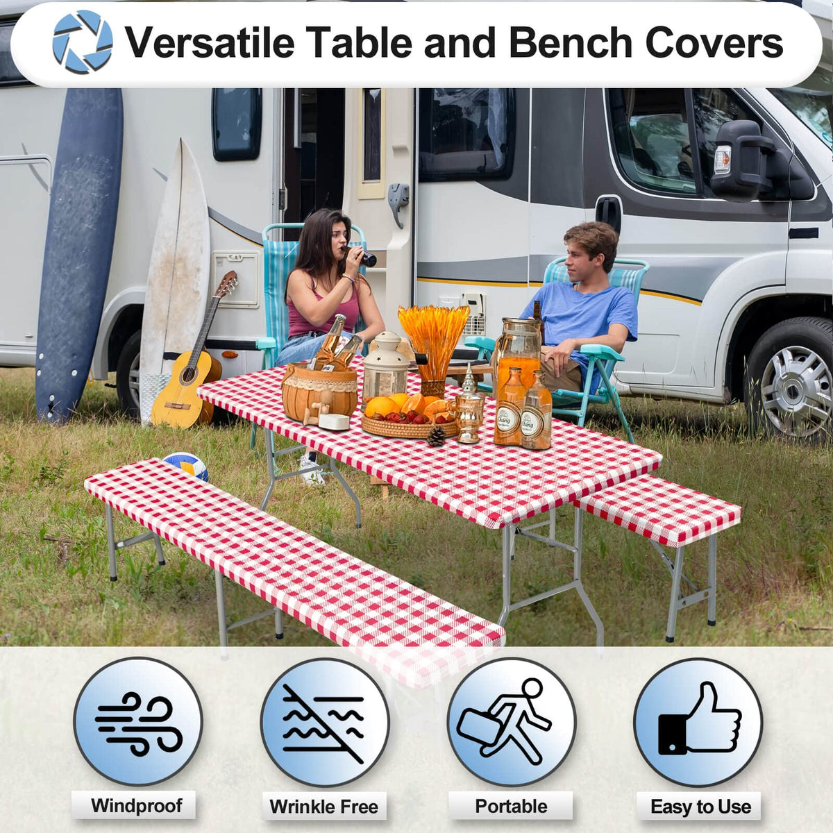 OutdoorLines flannel backing detail adds anti-slip protection