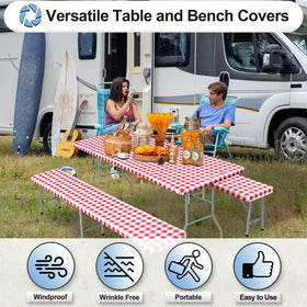 OutdoorLines flannel backing detail adds anti-slip protection