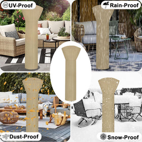 OutdoorLines universal fit covers most standing heaters for versatile outdoor setup