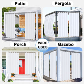 OutdoorLines versatile outdoor curtains fit pergolas, cabanas, patios and decks