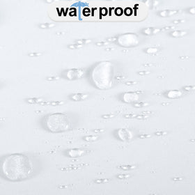 OutdoorLines windproof tab-top curtain panel for gazebo maintains position in wind