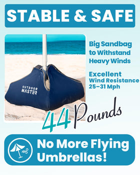 OutdoorMaster compact folded design for easy travel and storage
