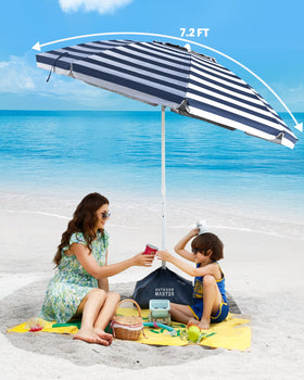 OutdoorMaster tilt-adjustment for customizable shade angle