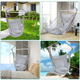 Outerman hammock chair in use beneath a tree for a tranquil retreat
