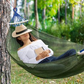Outerman hammock suited for indoor and outdoor spaces