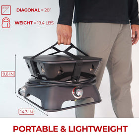 Outland Living Firecube CSA-certified safety for responsible outdoor use.
