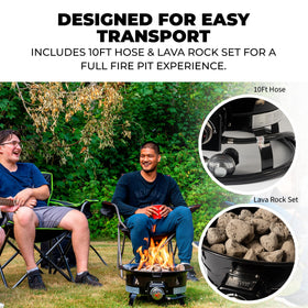 Outland carry bag keeps your firepit portable and protected.