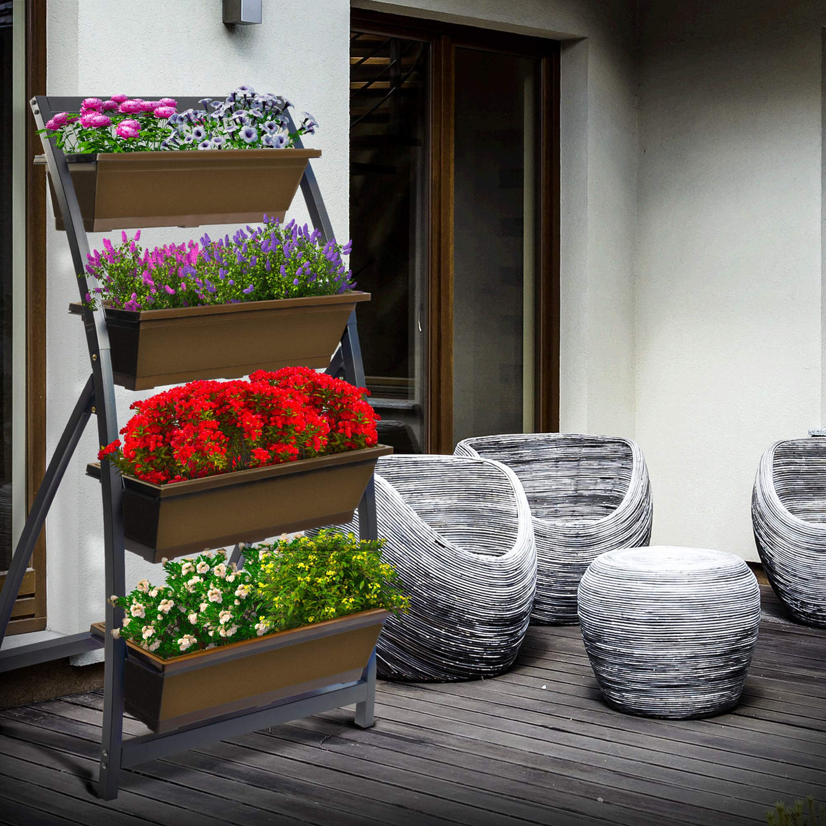Outland Living weather-resistant garden bed for indoor and outdoor use
