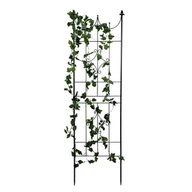 OUTOUR garden trellis medieval design spearhead top enhances yard aesthetics.