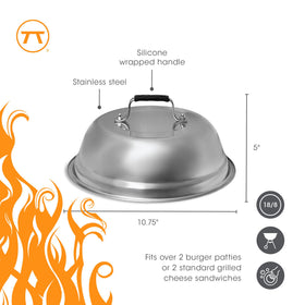 Outset care-dome requires hand wash to maintain durable stainless steel.