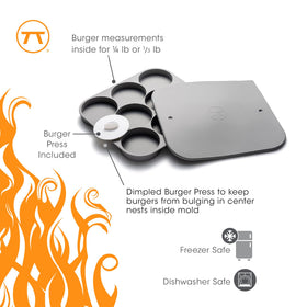 Outset tray is dishwasher safe and freezer friendly for easy cleanup.