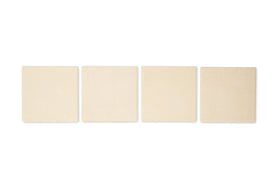 Outset four-pack baking stones suitable for pizza on a single cooking session