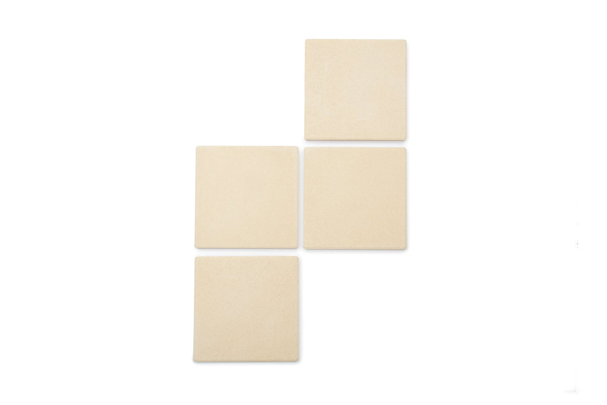 Outset stone tiles with dimensions 7.5x7.5 inches for versatile baking