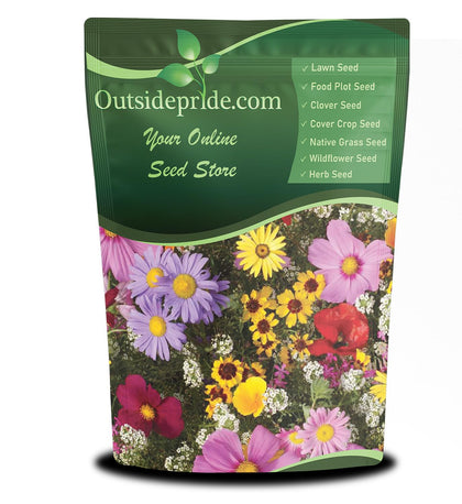 Outsidepride birds-butterfly-wildflower-meadow seeds attract pollinators in sunny yards