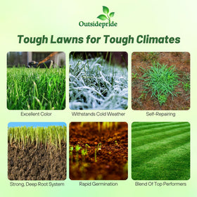 Outsidepride Combat Extreme Northern Zone with OptiGrowth enhances germination.