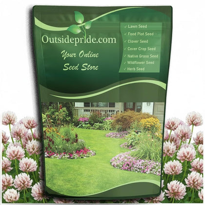 Outsidepride Fixation Balansa Clover seeds bag ready for planting, boosting soil fertility.