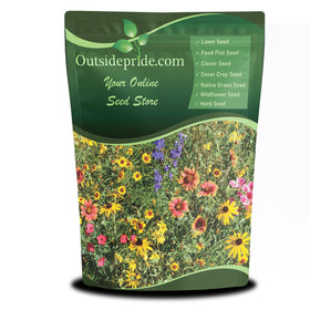 Outsidepride mountain wildflower seed mix bag for high-elevation bloom display.